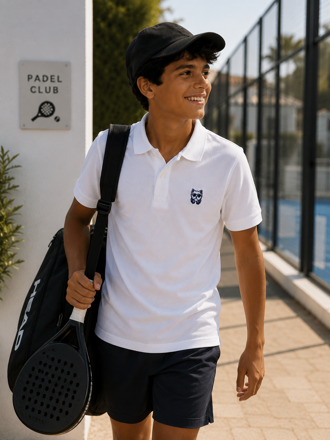 BYRON Signature Polo - WHITE KIDS