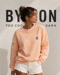 Sudadera Peach – LESS DRAMA. MORE WAVES