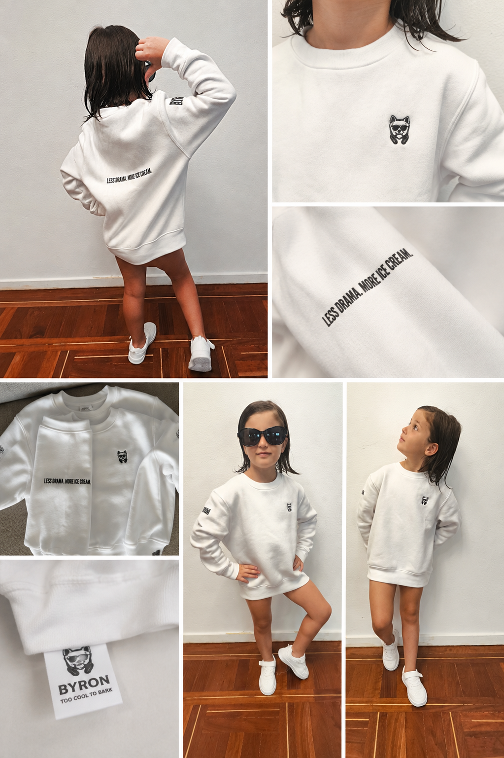 Sudadera Kids_LESS DRAMA. MORE ICE CREAM.
