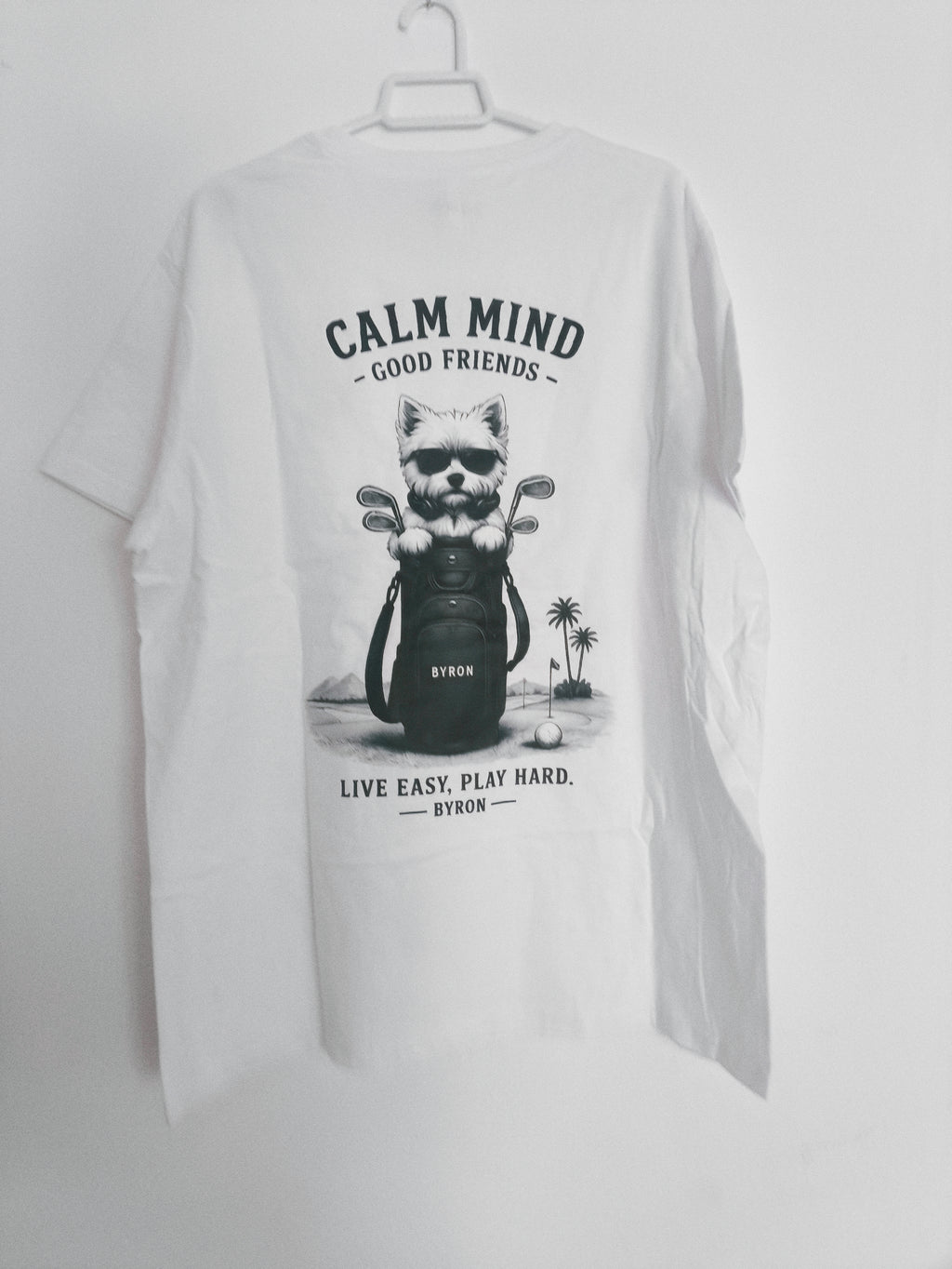 Camiseta Blanca – LIVE EASY. PLAY HARD.