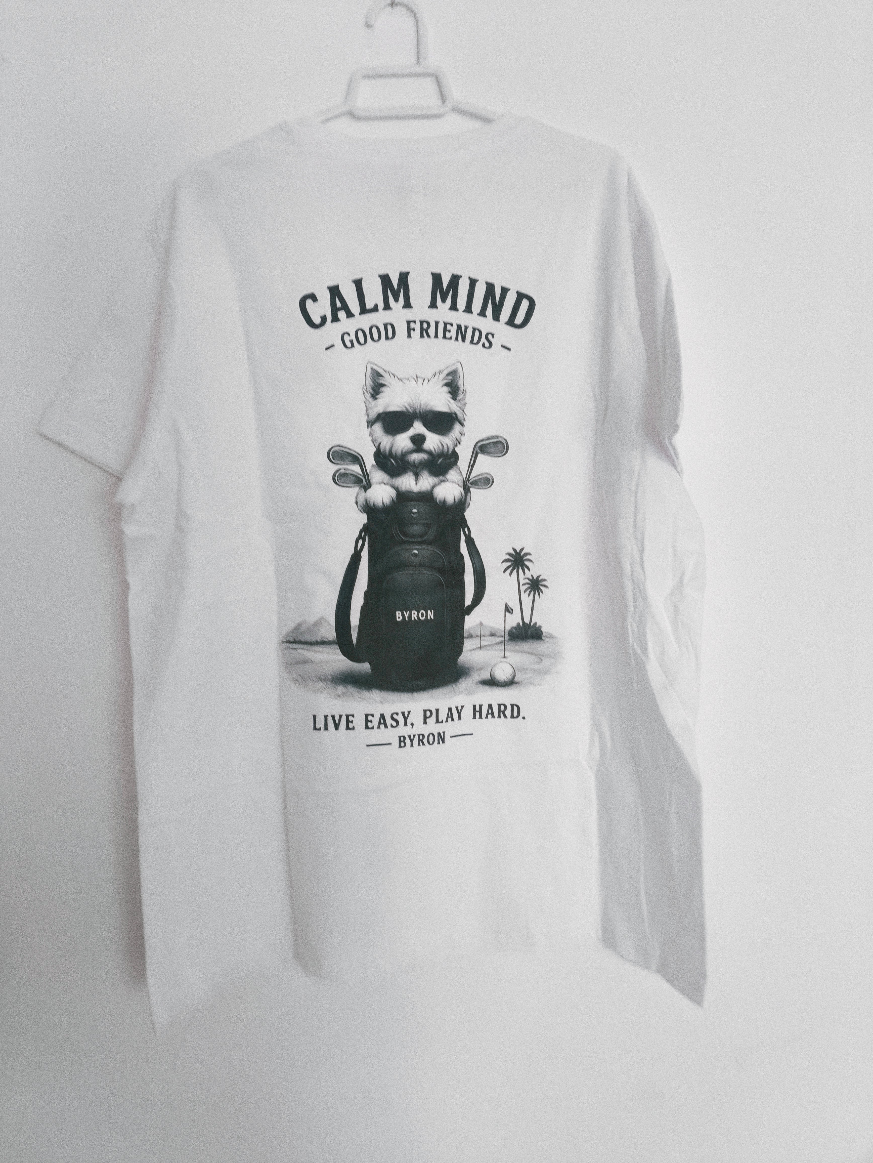 Camiseta Blanca – LIVE EASY. PLAY HARD.