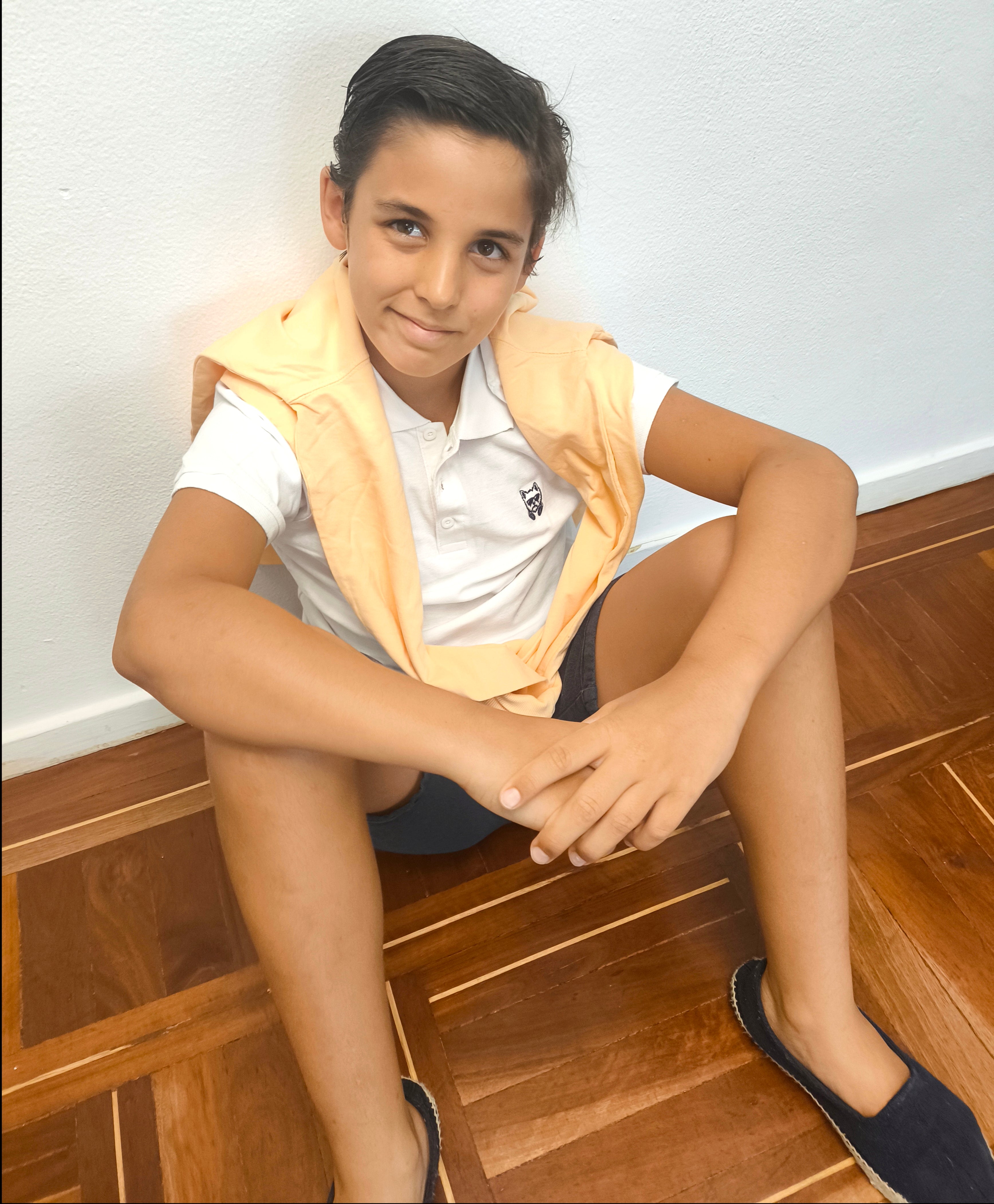 BYRON Signature Polo - WHITE KIDS