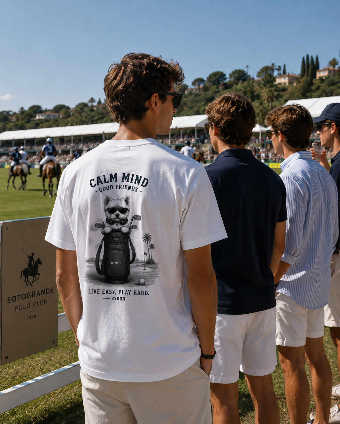 Camiseta Blanca – LIVE EASY. PLAY HARD.