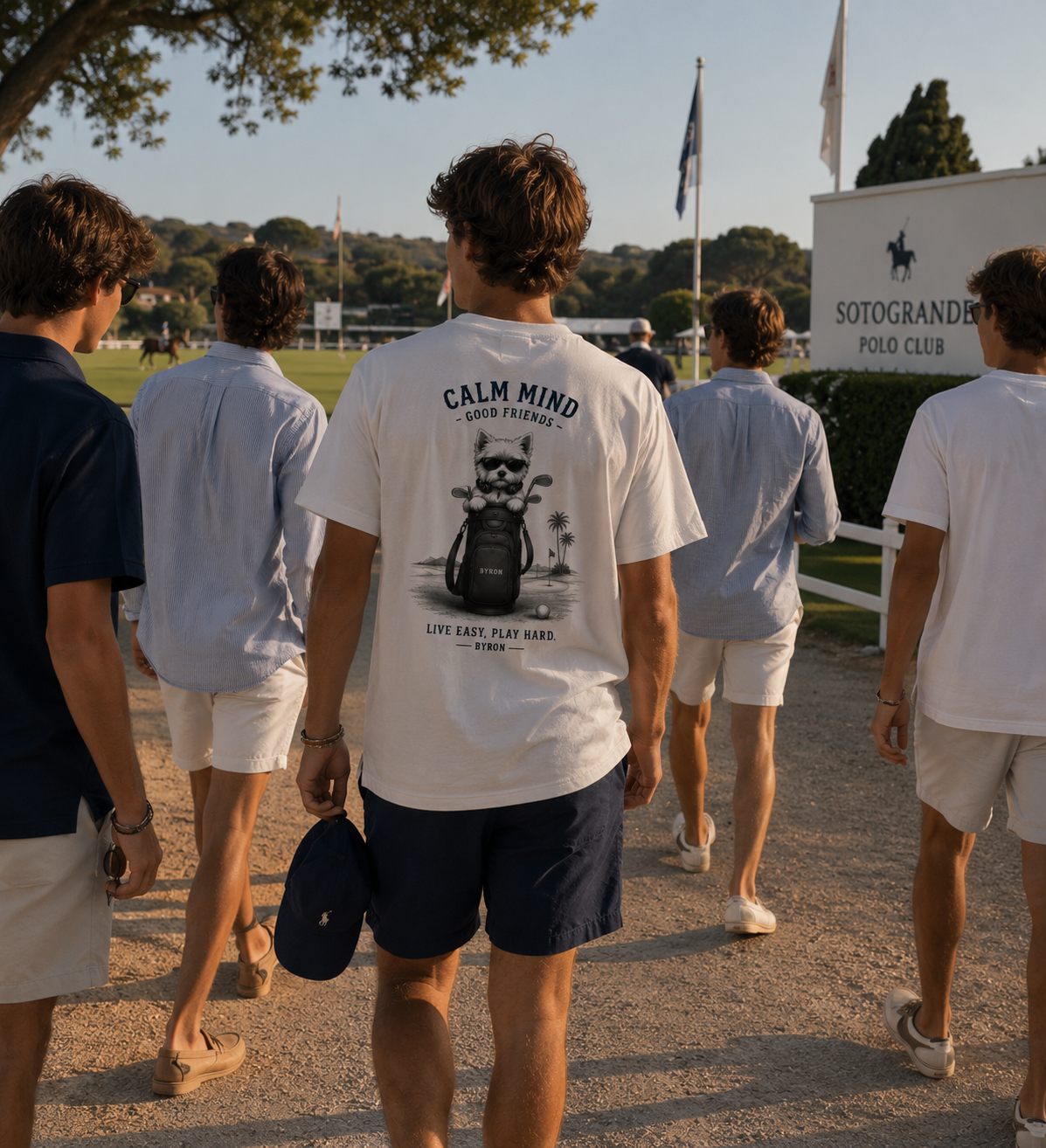 Camiseta Blanca – LIVE EASY. PLAY HARD.
